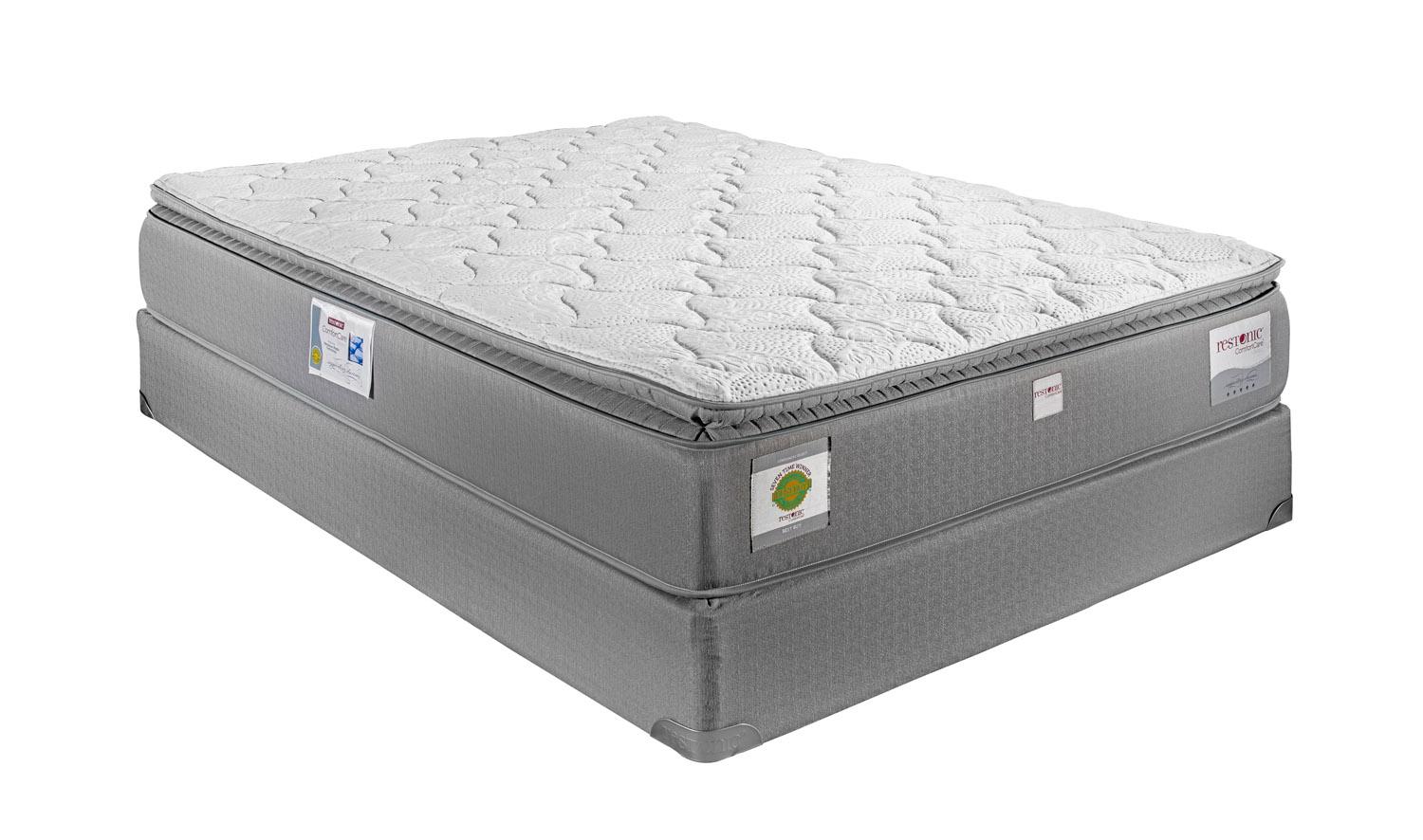 Restonic London King Hybrid Pillow Top Mattress Miskelly Furniture Mattresses